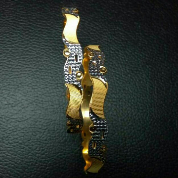 22kt gold fancy bangle by Shri Datta Jewel