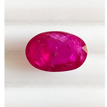 3.65ct barrel  ruby-manek by Shri Datta Jewel