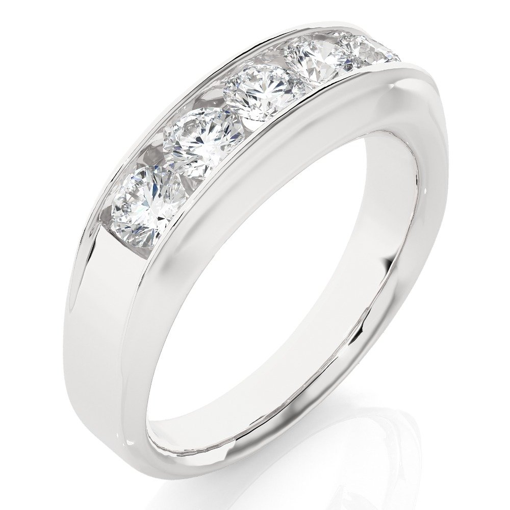 Designer White Gold Band