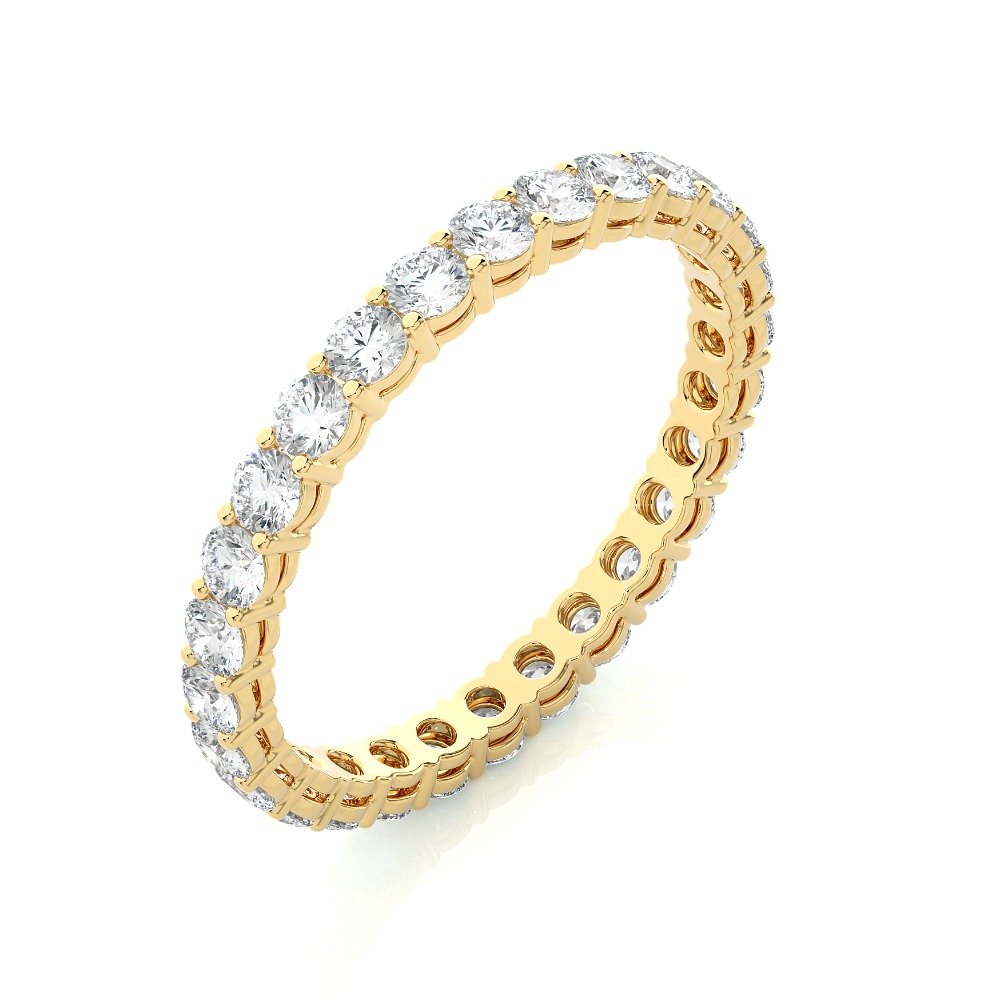 916 Gold Diamond Ring 