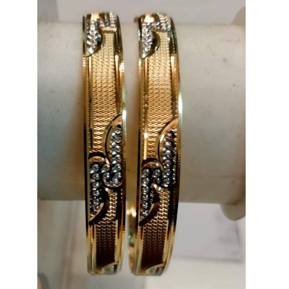 gold Plain Fancy Bangle